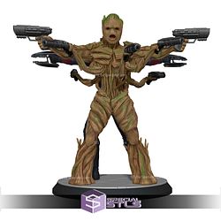 Star lord and Groot STL Files from Guardian of the galaxy 3D Printable