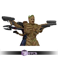 Star lord and Groot STL Files from Guardian of the galaxy 3D Printable