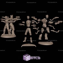 Star lord and Groot STL Files from Guardian of the galaxy 3D Printable