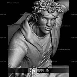 Static Shock STL Files V2 Action Pose from DC