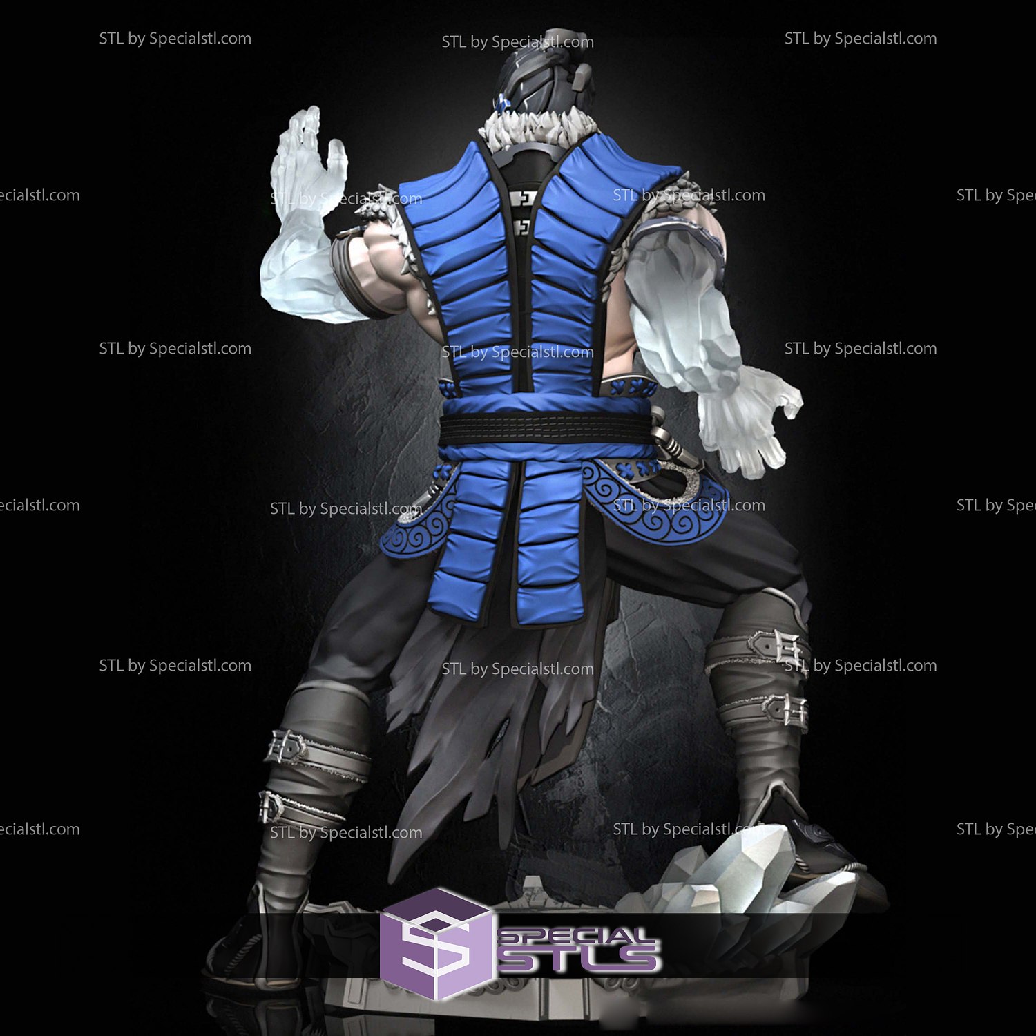 STL file Sub Zero Mortal Kombat 🕹・3D printable design to