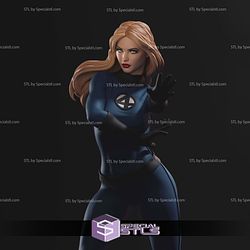 Sue Storm STL Files Standing from Fantastic Four 3D Printable