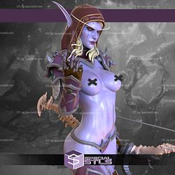 Sylvanas Windrunner STL Files and Enemy