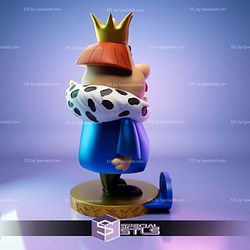 The King STL Files from Yippee Yappee and Yahooey 3D Printable