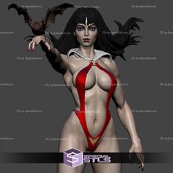 Vampirella STL Files Standing V4