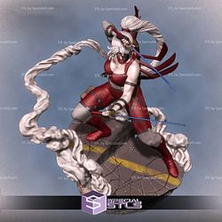 Zealot Lady Zannah STL Files from DC 3D Printable