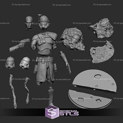 Captain Rex STL files from Star Wars