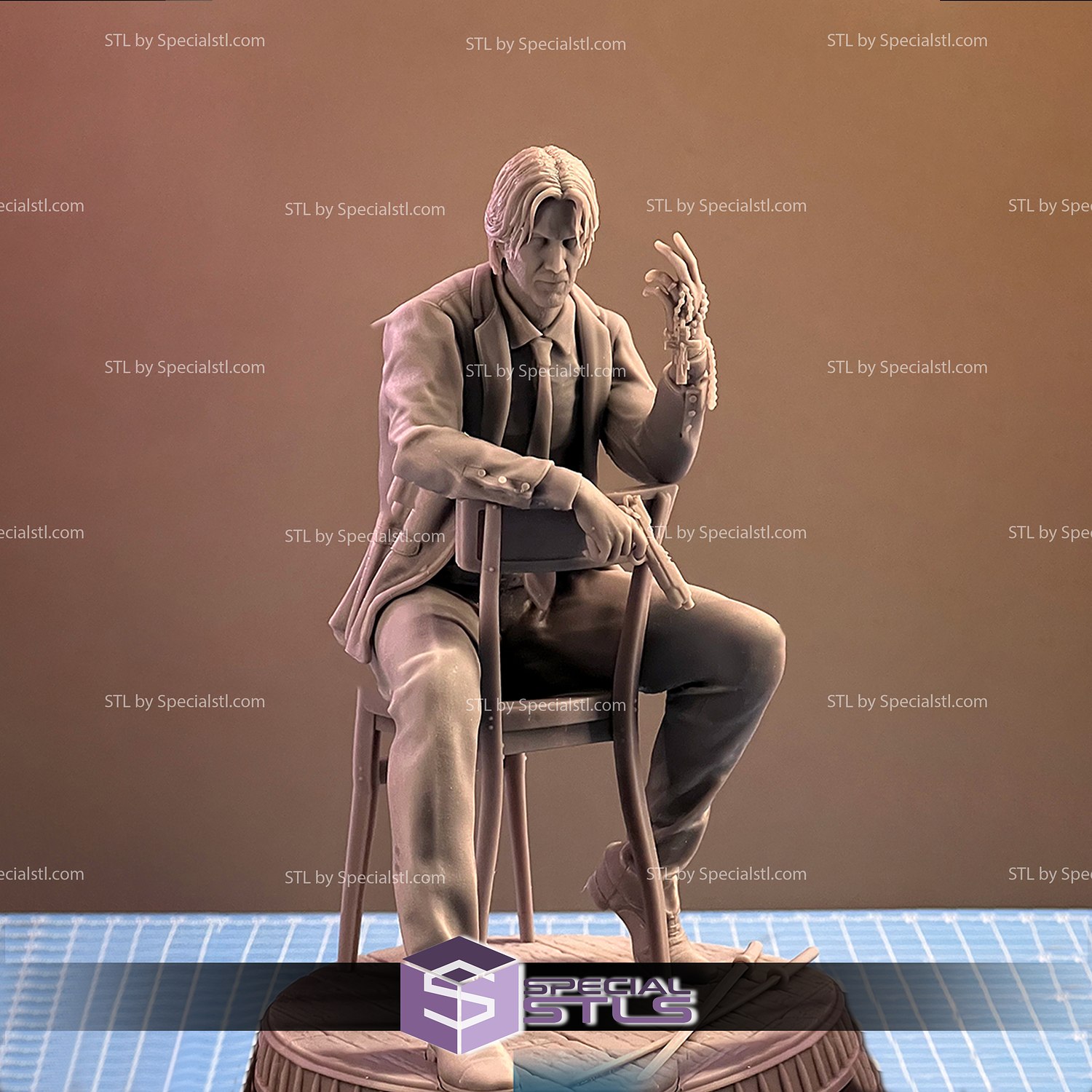 John Wick 3D Printing Figurine Standing STL Files