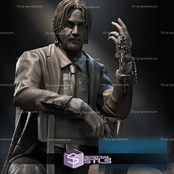 John Wick STL files Sitting on Chair