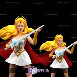 Shera 3D STL files from Masters of the Universe Standing Pose