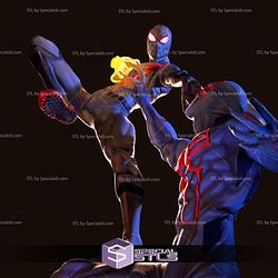 Spiderman Miles Morales vs Spiderman 2099 STL Files