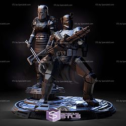 The Armorer and Paz Viszla 3D STL Files from Starwars