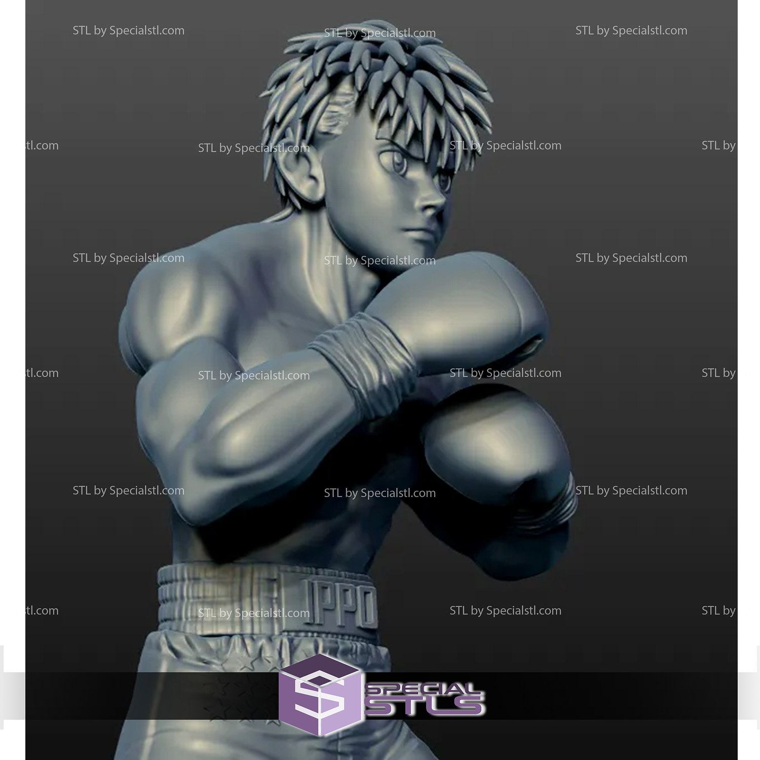 Hajime no Ippo figure 3D model 3D printable