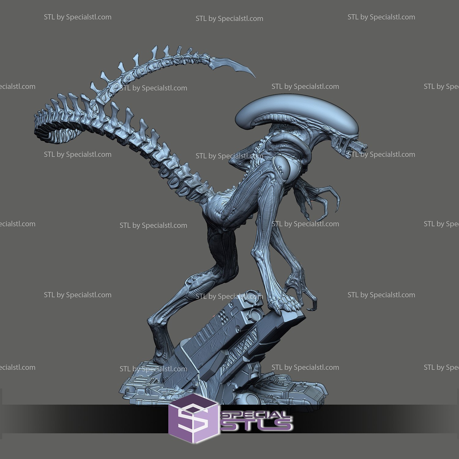 STL file Cosmos - Eldrazi style Alien・Template to download and 3D