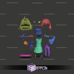 Anya Forger 3D Printing Figurine V2 from Spy X Family STL Files