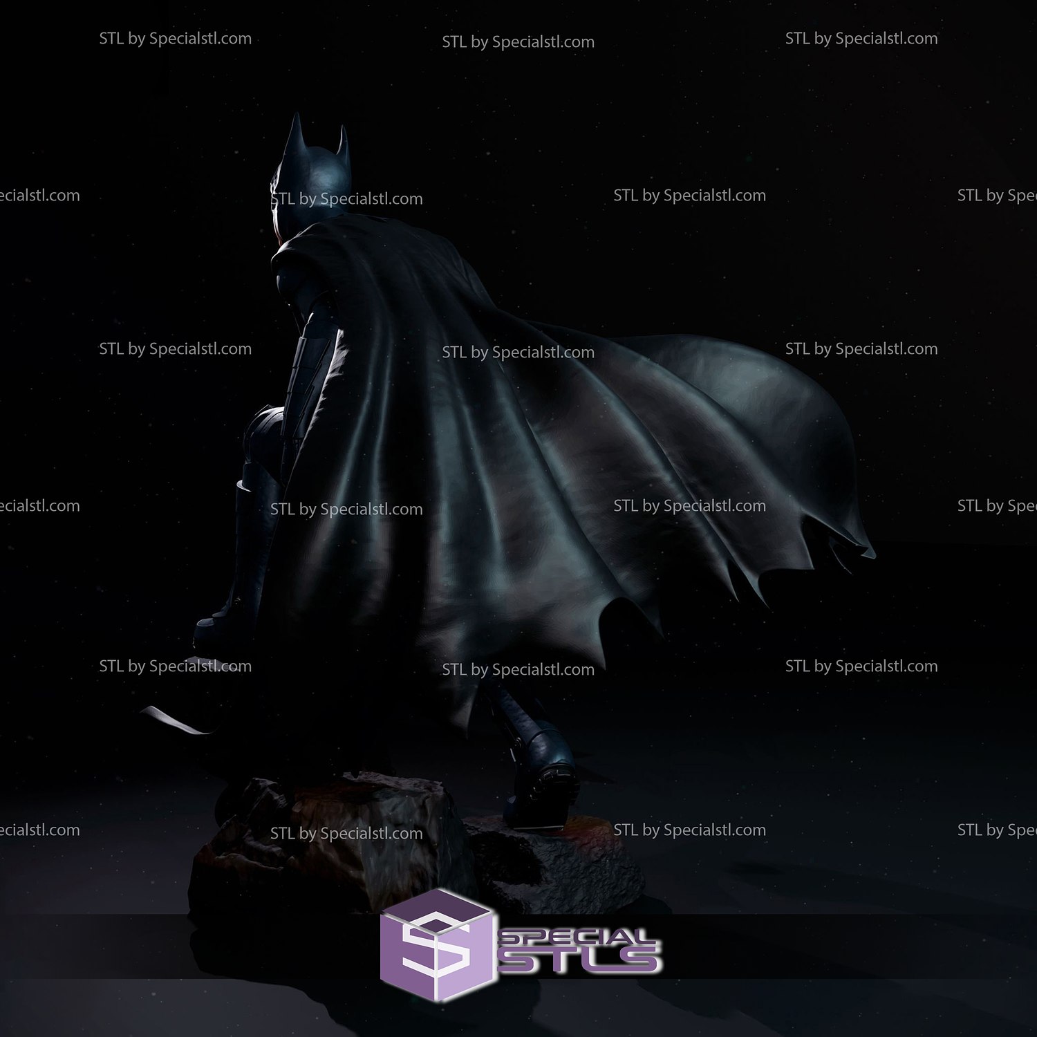 Batman Michael Keaton STL Files V3 from The Flash 2023 3D Printing Figurine