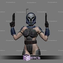 Bo Katan Kryze STL Files V4 from Star Wars 3D Printing Figurine