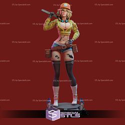 Cindy Aurum STL Files V2 Final Fantasy 3D Printing Figurine