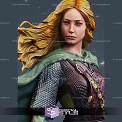 Eowyn 3D Printing Figurine Lord of the Ring STL Files