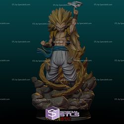 Gotenks 3D Printing Figurine V3 Dragonball STL Files