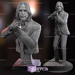 John Wick 3D Printing Figurine Standing STL Files