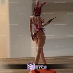 Kallen Stadtfeld Bunny 3D Printing Figurine Code Geas Lelouch of the Rebellion Anime STL Files