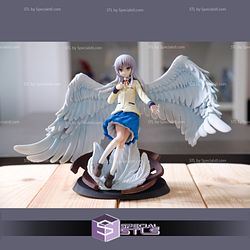 Kanade Tachibana 3D Printing Figurine Angel Beats STL Files