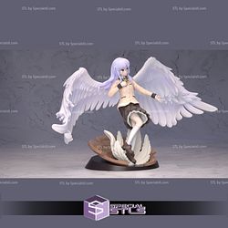 Kanade Tachibana 3D Printing Figurine Angel Beats STL Files