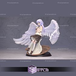 Kanade Tachibana 3D Printing Figurine Angel Beats STL Files