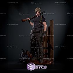 Leon Kennedy STL Files Tshirt Resident Evil 3D Printable