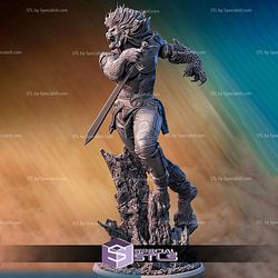 Lion-O STL files V5 Action Pose from Thundercats
