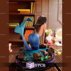 Little Mermaid Ariel V5 STL Files Disney 3D Printing Figurine