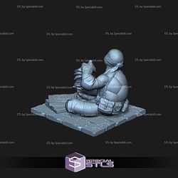 Michelangelo 3D Printing Figurine Dinner TMNT STL Files