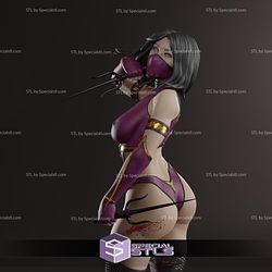 Mileena 3D Printing Figurine V3 Mortal Kombat STL Files