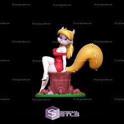 Minerva Mink NSFW 3D Printing Figurine STL Files