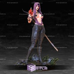 Morrigan NSFW 3D Printing Figurine and Ogre from Dragon Age STL Files