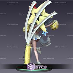 Nekozuka Hibiki 3D Printing Figurine Cheerleader Version Blue Archive STL Files