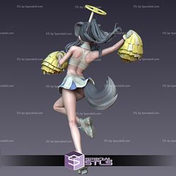 Nekozuka Hibiki 3D Printing Figurine Cheerleader Version Blue Archive STL Files