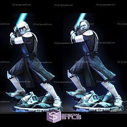 Obi Wan Kenobi 3D Printing Figurine V3 Star Wars STL Files
