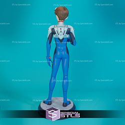 Shinji Ikari 3D Printing Figurine Neon Genesis Evangelion STL Files