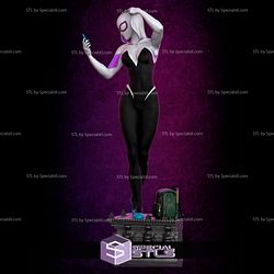 Spider Gwen Smartphone 3D Printing Figurine Spiderman STL Files