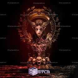 The Guardian of Gehenna Bust 3D Printing Figurine STL Files Fanart