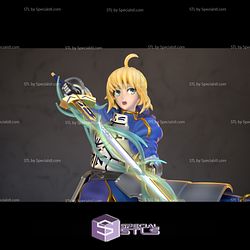 The King of Knights Artoria Pendragon STL Files Fate Stay Night 3D Printable