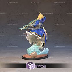 The King of Knights Artoria Pendragon STL Files Fate Stay Night 3D Printable