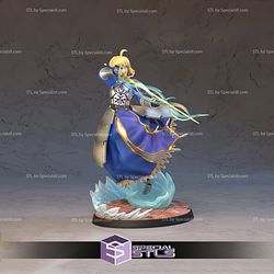 The King of Knights Artoria Pendragon STL Files Fate Stay Night 3D Printable