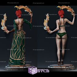 Triss Merigold 3D Printing Figurine 2 Verison V3 The Witcher STL Files