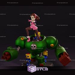 Tron Bonne 3D Printing Figurine Mega Man Legends Tron Bonne STL Files