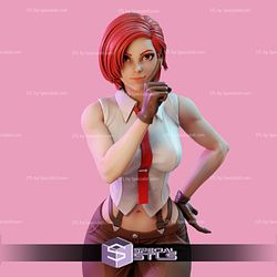 Vanessa STL Files The king of Fighters 3D Printing Figurine