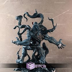 Venom STL Files Action Pose V2 3D Printing Figurine