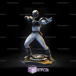 White Ranger STL Files V2 Power Rangers 3D Printing Figurine